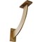 Ekena Millwork Bradford Steel Bracket, Hammered Gold 2"W x 9"D x 9"H BKTM02X09X09BRHGO - alternate 1